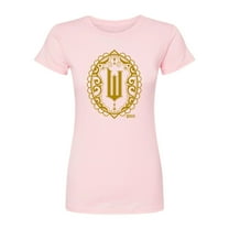 Wicked - Art Deco Logo - Juniors Fitted Graphic T-Shirt