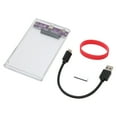 thumbnail image 3 of Carcasa para disco duro externo de 2,5 pulgadas Yuxing transparente 10 Gbps tipo C 2 TB, 3 of 5