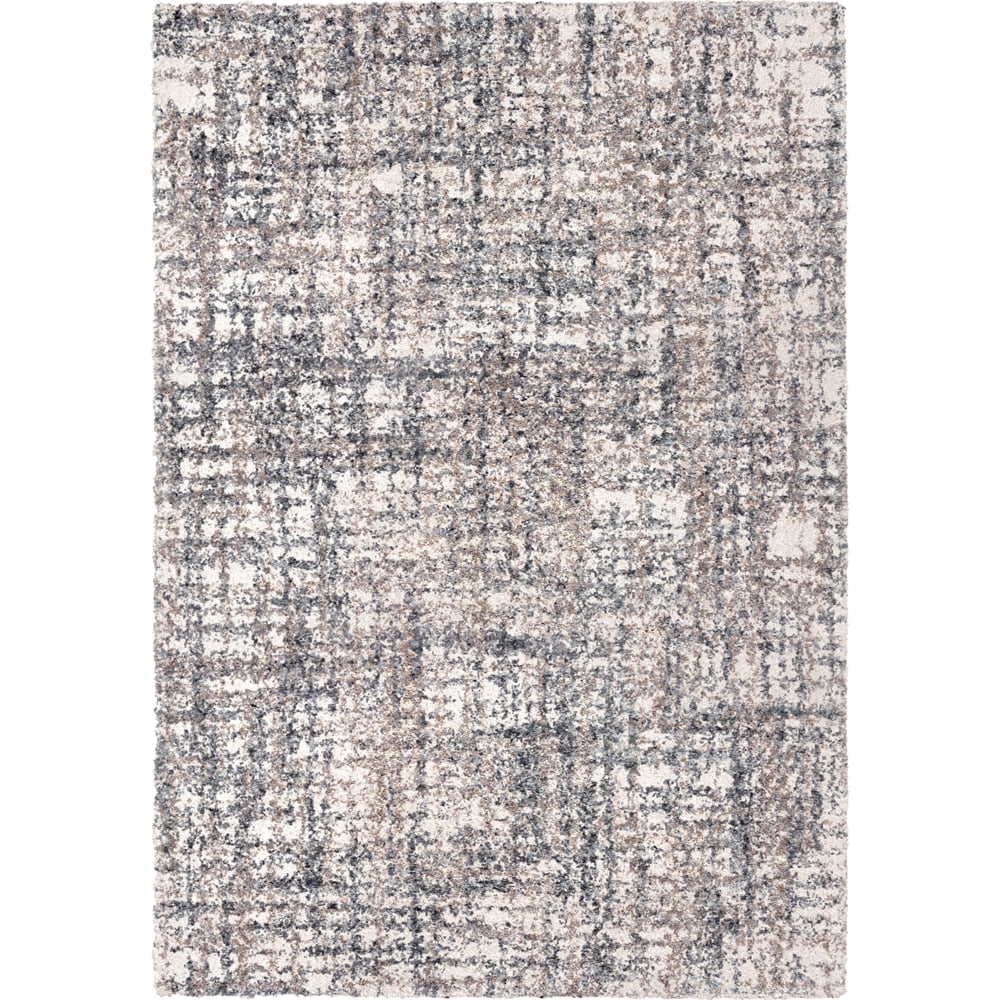 Orian Cotton Tail Area Rugs JA01 Shag & Flokati Beige Shaded Lines