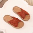 thumbnail image 6 of Zanarzt Toddler Summer Slippers Kids Boys Girls Slides Sandals Comfort Non Slip Beach Pool Shower Shoes Indoor Outdoor (Little Kid/Big Kid) Brick Red,US 12.5, 6 of 9