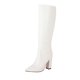 thumbnail image 2 of Botas de moda de talla grande para mujer, zapatos de tacón alto de tubo largo de otoño, botas puntiagudas, botas de caballero Wmkox8yii  hfjk804, 2 of 8