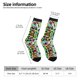 thumbnail image 2 of Balery Colorful Tie Dye Stained Glass Calcetas Largas con Estampado para Hombre y Mujer – Suaves y Transpirables, Talla Única (US 5-11), 2 of 6