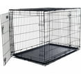 thumbnail image 6 of Petmaker Double Door Foldable Dog Crate, Black, 19"L, 6 of 6