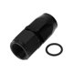 thumbnail image 1 of Adaptador de manguera reductor de campana para hombre Unique Bargains TF-1001-AN8 0° Conector de línea de combustible de aluminio con O-ring negro, 1 of 6
