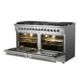 thumbnail image 3 of Galiano - Gold Professional 60" Freestanding Dual Fuel Range, 3 of 8