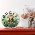 thumbnail image 6 of Monkey Leaves 10 inch Wall Clocks Non Ticking Easy to Read Battery Decorative for Home Bathroom Kitchen Bedroom Living Room, 6 of 8