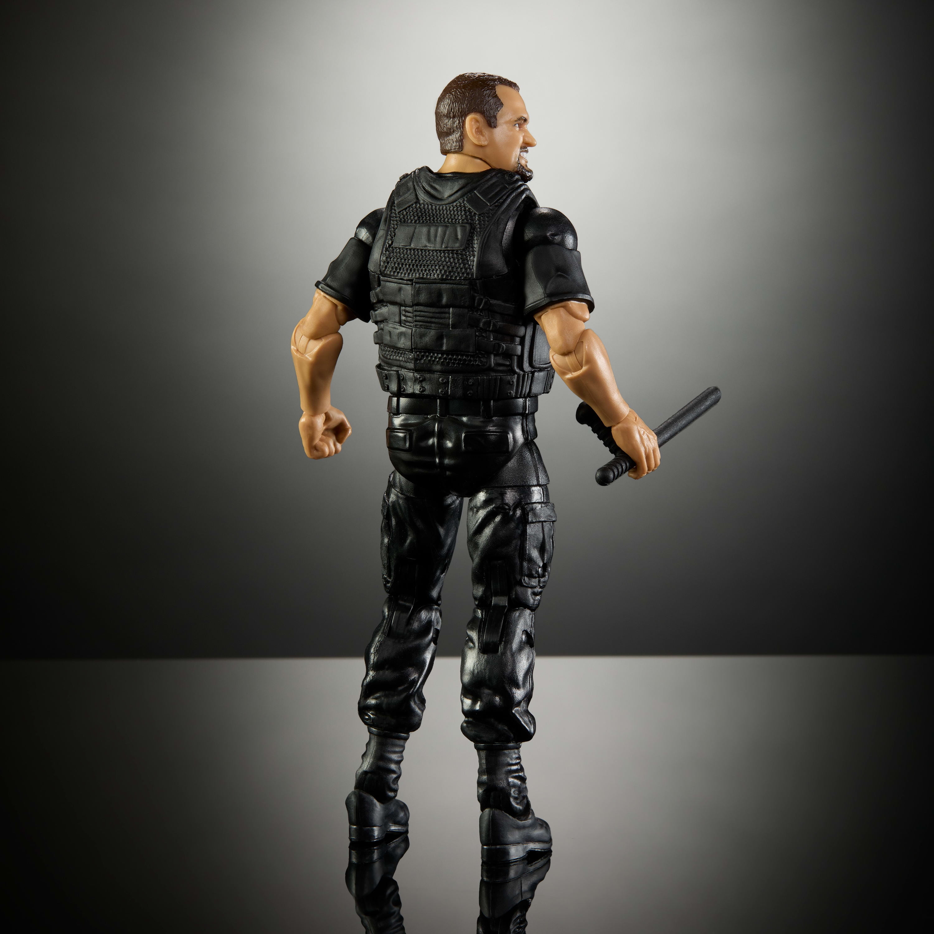 WWE Monday Night War Elite Collection Big Boss Man Action Figure with Accessories, Build-a-Figure Parts