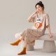 thumbnail image 1 of Camisones con estampado de algodón 100% para mujer, ropa de dormir coreana, suave, de manga corta, para el hogar, 1 of 5