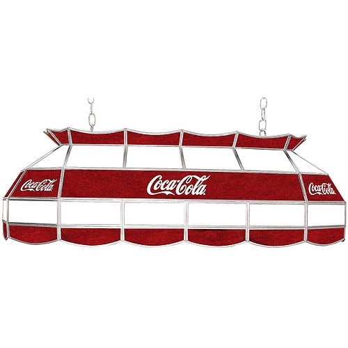 Trademark Vintage Coca-Cola Billiard Lamp, Stained Glass