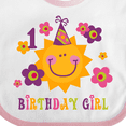 thumbnail image 4 of Inktastic Sun 1st Birthday Girls Baby Bib, 4 of 4