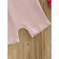 thumbnail image 6 of Infant Girl Sleeveless Romper Buttons Jumpsuit Bodysuit Summer Clothing, 6 of 9