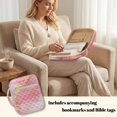 thumbnail image 2 of TSOVTHRID Pink Gold Marble Print Bible Cover Scripture Case, Bible Protective Cover with Zipper Closure, Practical Carrying Book Case Gift for Women Men Bibles Study, 2 of 7