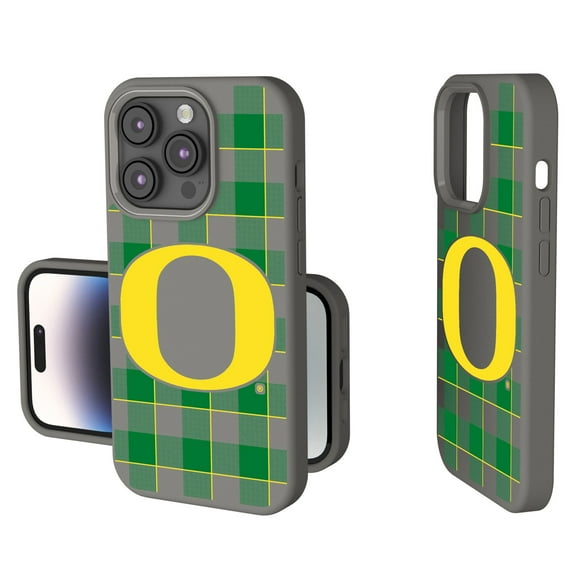 Keyscaper Oregon Ducks Plaid Soft Touch iPhone Case