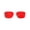Clear, variant on Night Ease Oval Aviator Red Lens Glasses for Night - Clear Silver