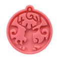 thumbnail image 1 of Christmas Keychain Silicone Mold with Hole Keyring Pendant Handmade Mold, 1 of 5