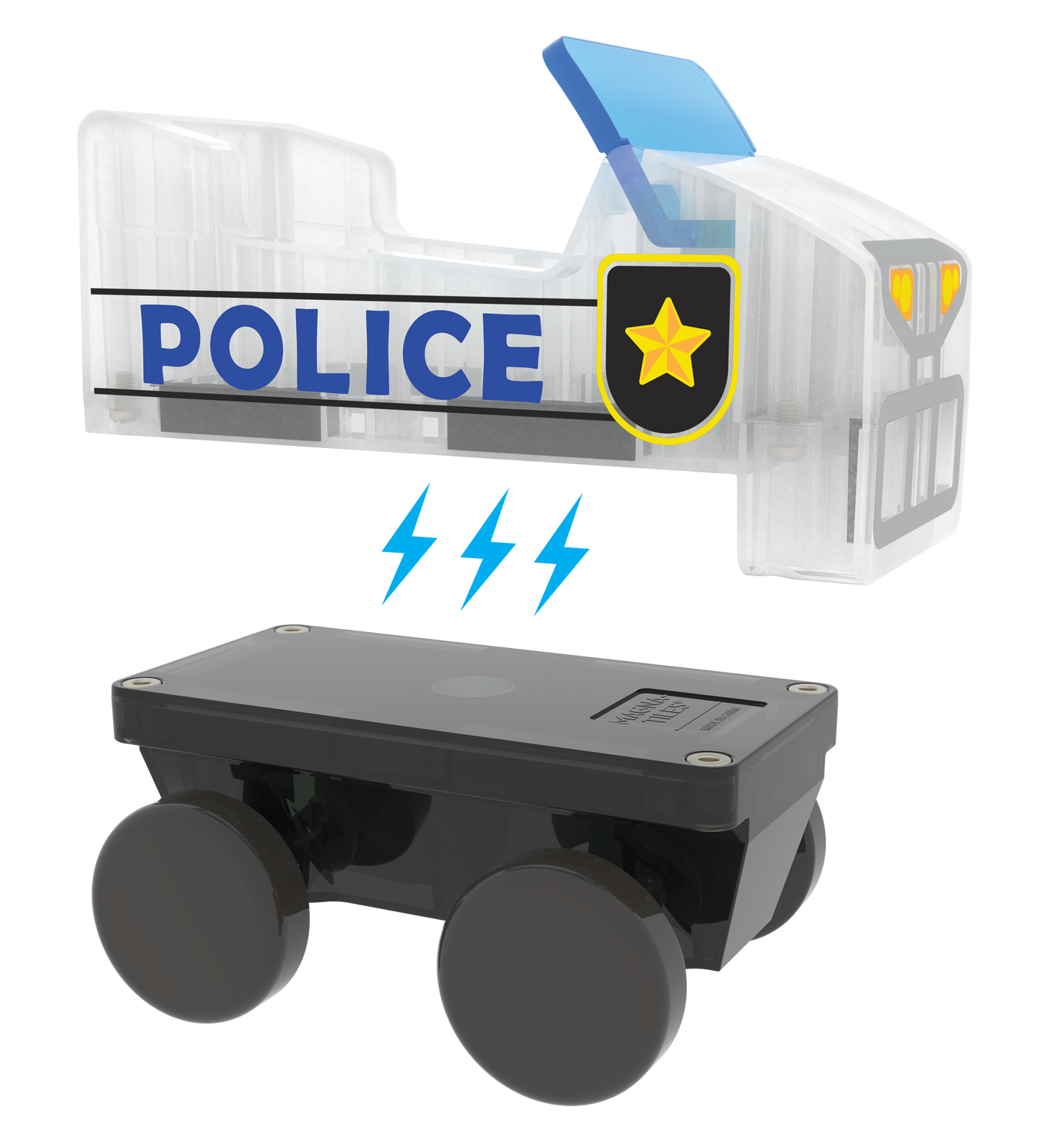 Magna-Tiles Police Patrol 20-Piece Magnetic Set photo 7