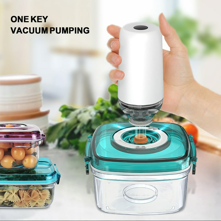 Vacuum Seal Food Storage Box with Vacuum Pump Kitchen Preserve