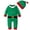 Green, variant on GYRATEDREAM My First Christmas Baby Girl Boy Romper Newborn Clothes Long Sleeve Jumpsuit + Hat Infant Outfits Set 0-18 Months