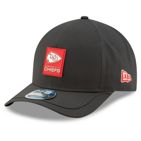 Men's New Era Charcoal Kansas City Chiefs 2025 Sideline Cold Weather 9FORTY M-Crown Adjustable Hat