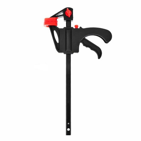 

Dasbsug Practical F Bar Clamp 4 F Woodworking Clip for w/ Ergonomic Handle Quick Ratchet Release Squeeze DIY Tool for Carpenters