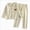 B41-Beige, variant on Organic Cotton Baby Long Sleeve Pajama Sets, Toddler Boy Girl 2 Piece Sleepwear,6-12 Months 12-24 Months 2t 3t 4t 5t 6t 7t 8t 9t Children Beige 18-24 Months