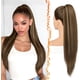 thumbnail image 1 of Yanonmyfd Black Straight Drawstring Ponytail Extension - 28 Inch Long Straight Drawstring Ponytail Extension Natural Looking Fluffy Soft Synthetic Cheer Posh Pony Tails Hairpieces Daily Party, 1 of 38