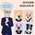 thumbnail image 3 of Traje formal de perro para uso diario con pajarita para mascotas pequeñas, 3 of 6