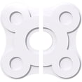 thumbnail image 3 of 36"OD x 3"ID x 12 1/2"C x 1"P Luna Architectural Grade PVC Contemporary Ceiling Medallion, Two Piece, 3 of 7