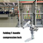 ROCKROK Foldable T Handle Compression Latchs Lock Adjustable for Secures Door Fastening