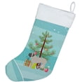 thumbnail image 2 of Carolines Treasures BB2974CS English Mastiff Merry Christmas Tree Christmas Stocking, Large, Multicolor, 2 of 2