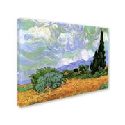 Trademark Fine Art 18x24 Landscape Canvas Wall Art Wall Collection by Vincent van Gogh