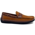 thumbnail image 2 of Aston Marc Men's Penny Loafer Shoes, Casual Slip-On Moccasins with Leather Detailing, Comfortable & Stylish, Sizes 8-13, 2 of 6