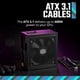 thumbnail image 4 of Cooler Master MWE Gold 850 V3 ATX 3.1 Fuente de alimentación modular completa 850 W 80+ Gold Efficiency 90 12 VHPWR|600 W PCIe 5.1 Condensadores japoneses Modo cero RPM Cubierta de ventilador hexagona, 4 of 9