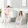 thumbnail image 4 of Asiento de Entrenamiento para Baño BABY JOYCE con Escalones Rosa, 4 of 8
