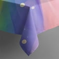 thumbnail image 5 of Rainbow Tie Dye Wave Pattern Square Tablecloth,Waterproof Square Table Cover,Wipeable Spillproof Washable Table Cover for Home Kitchen Party Decor 52"x52"(132x132cm), 5 of 6