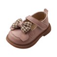 thumbnail image 3 of Domzle Toddler Little Girl Mary Jane Dress Shoes Flats for Girl Party School Shoes Non-Slip Sole Wide Round Toe Pink, 3 of 6