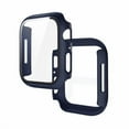 thumbnail image 1 of Case for Apple Watch Series 9/8/7/SE 2 45mm All-Around Screen Protector Case, Tempered Glass Screen Protector Case Ultra-Thin for iWatch 45mm Protection Cover - Blue, 1 of 5
