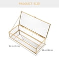 thumbnail image 5 of Unique Jewelry Box Glass Clear Jewelry Box Glass Earrings Box Delicate Jewelry Organizer, 5 of 6