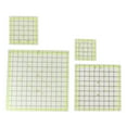 thumbnail image 1 of Oubit Clear Quilting Ruler,4pcs Acrylic Quilting Ruler Clear Acrylic Ruler Fabric Cutting Ruler Elevated Design, 1 of 9