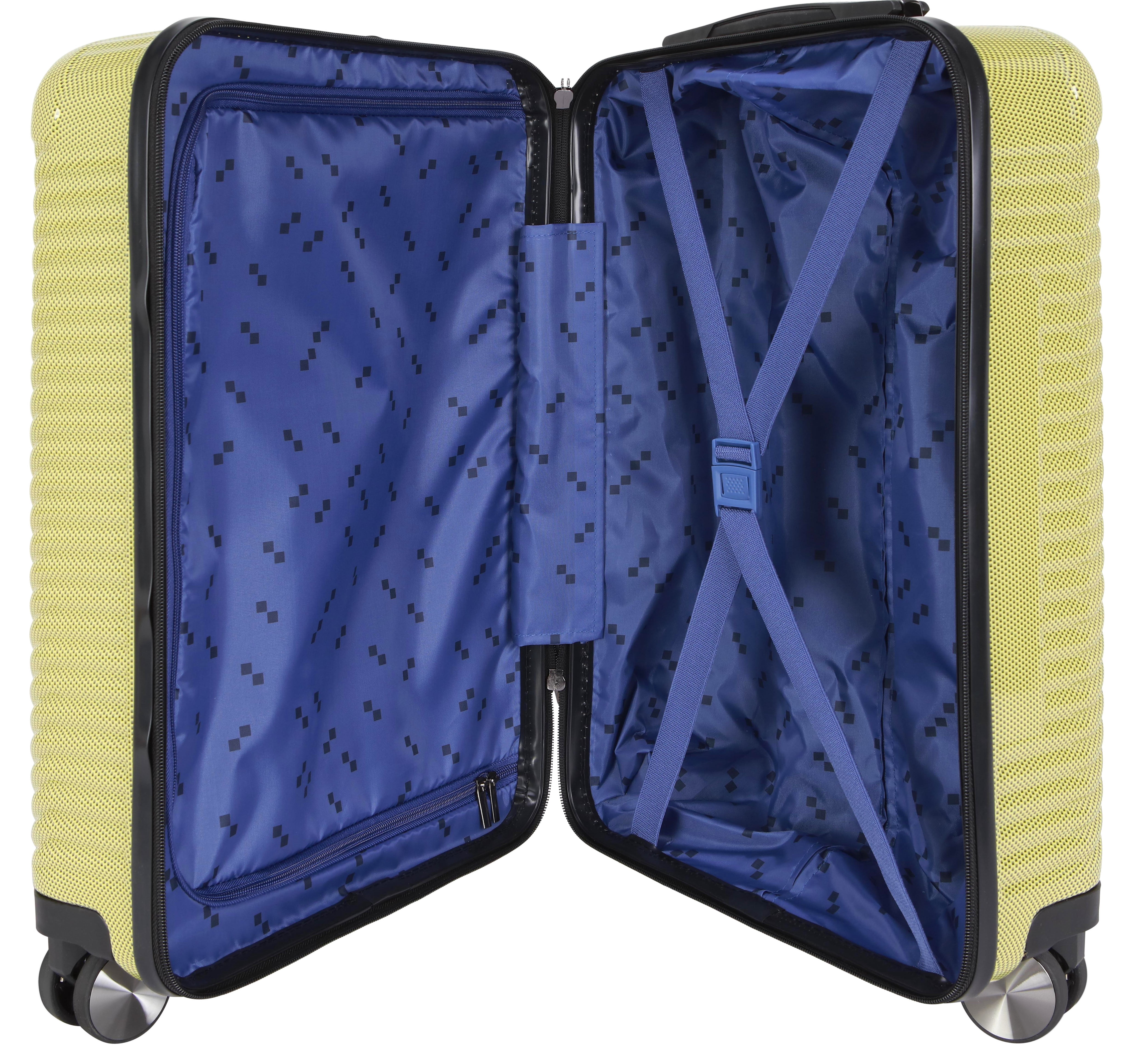 Ecotech Veer 20-inch Hardside Travel ABS Carry-on Luggage, Chartreuse
