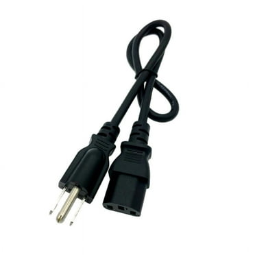 Kentek 2 Feet Ft AC Power Cable Cord For TOSHIBA TV 26AV502RZ 26AV500PG 26AV500U 26AV502R 26AV502RY