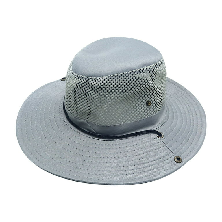 Occkic Mesh Sun Hat for Men Golf Soaker Hats Summer Beach Safari Wide Brim  Breathable Fishing Cap Outdoor