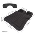 thumbnail image 4 of Dioche Inflatable Car Air Mattress with Pillows and Air Pump (Portable)-Camping Inflation Bed Travel Air Bed Car Back Seat-Blow Up Air Mattress - Car Bed fits Car, SUV, 4 of 8
