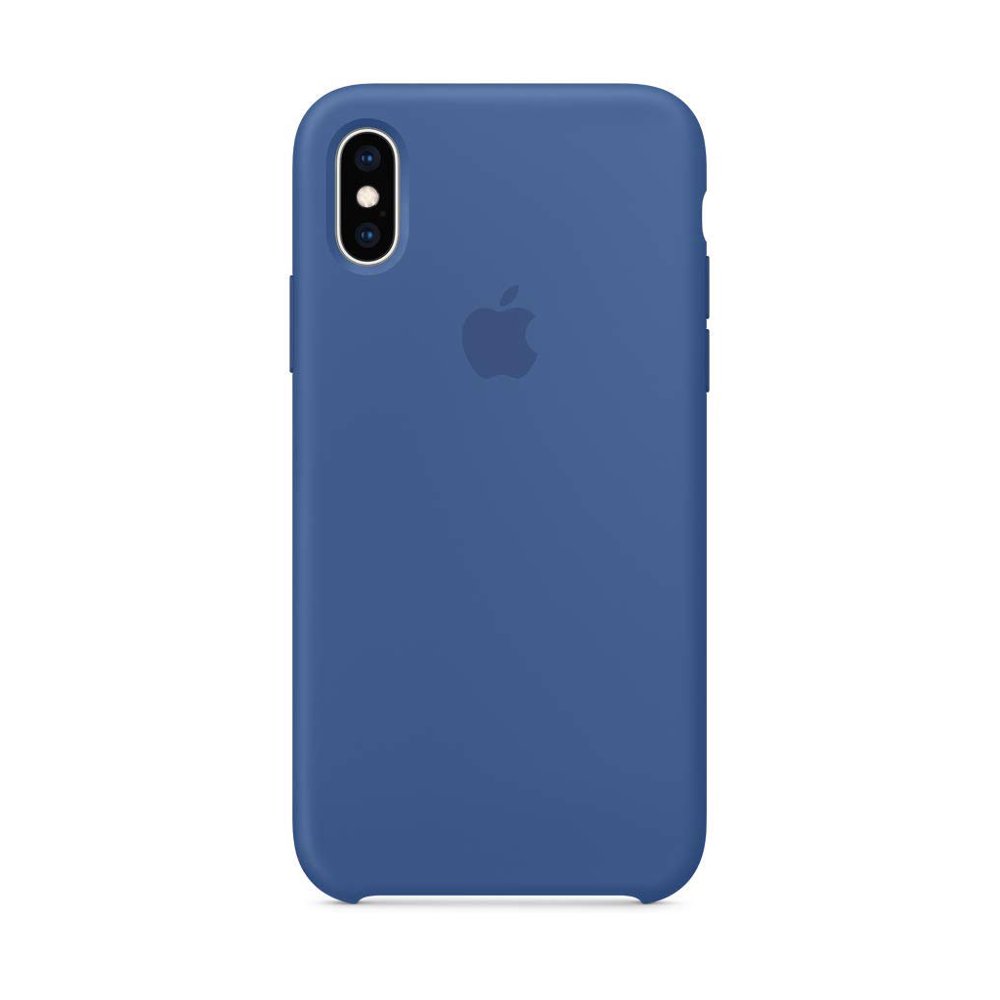iPhone XS Silicone Case Delft Blue