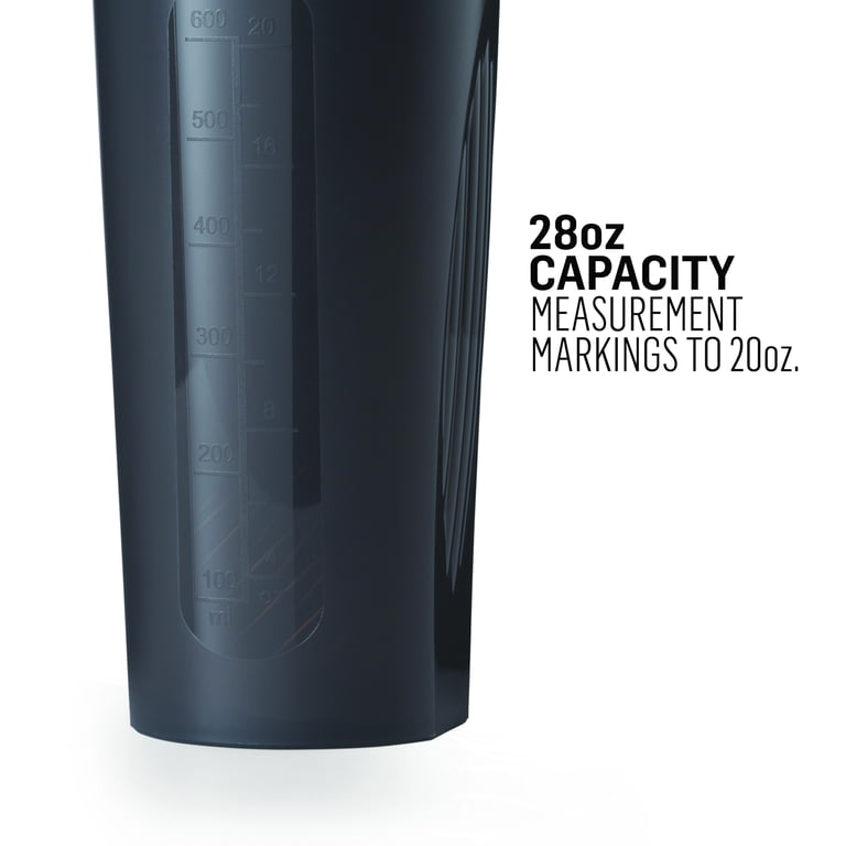 BlenderBottle Classic V2 28 Oz Black Solid Print Shaker Cup with Flip-Top  Lid 