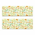 thumbnail image 2 of Caterpillar Bench Cushion Set of 2, Colorful Design Spring Season Blossoming Flowers and Ladybugs, Standard Size Foam Pad and Decorative Cover, Multicolor, by Ambesonne, 2 of 4