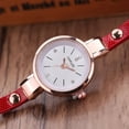 thumbnail image 4 of Women Leather Analog Wide Leather Watch Bands Quartz Wrist Watches Watch for Seniors Mens RD Watches for Ladies Silicone Watch Band Wide Watch Band Watches for Nurses, 4 of 4