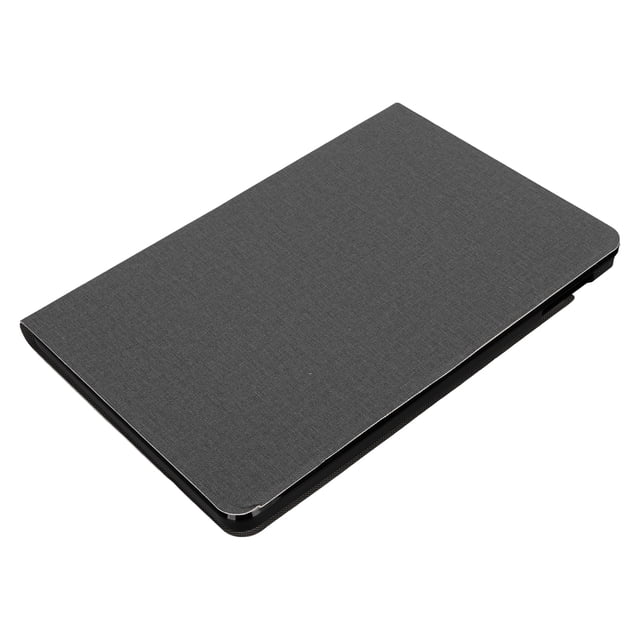 Funda de cuero sintético con tapa plegable y función atril con ajuste de múltiples ángulos para Blackview Tab7 WIFI, color gris