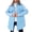 Blue, variant on Vedolay Jackets for Women Button Plush Tops Hooded Loose Cardigan Coat Winter Jacket Blue,M