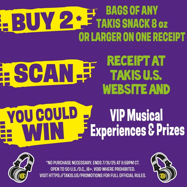 Takis Fuego Spicy Heat Crisp, 9.9 oz Sharing Size Bag, Hot